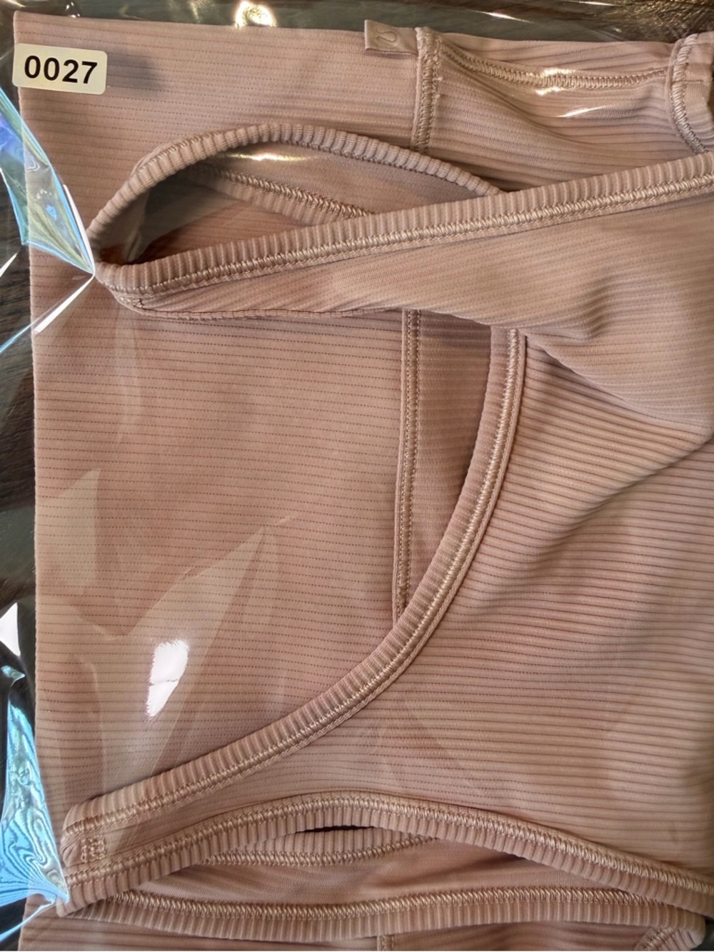 Lululemon Power Pivot Ribbed Tank Size 2 Pink Clay Butternut Reversible Longline - Picture 7 of 7